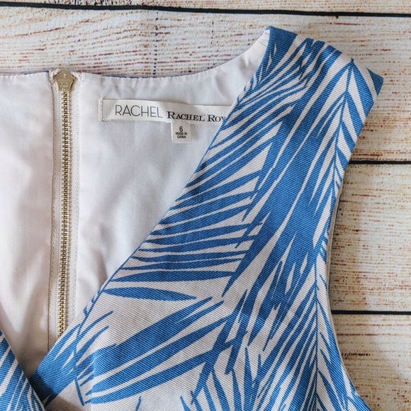 3/$20 Rachel Roy Palm Print Crop Top - Picture 4 of 7